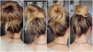 [ Tutoriel Coiffure n°26 ] : 4 Messy Bun rapides !