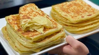 MSEMENS EXPRESS POUR DÉBUTANTS 🥞 CRÊPES FEUILLETÉES À LA POÊLE 👩🏻‍🍳 Deli Cuisine