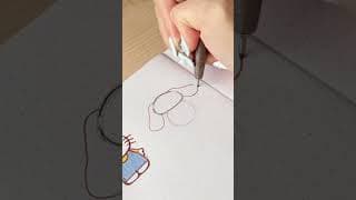 how to draw sanrio’s cinnamoroll in 30 seconds! ✨ #shorts