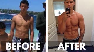 REALISTIC Skinny to Muscle Body Transformation (17-20 Years Old)