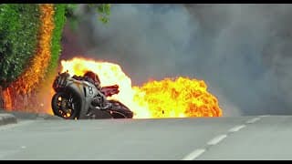 Road Racing : Guy Martin Crash TT 2010
