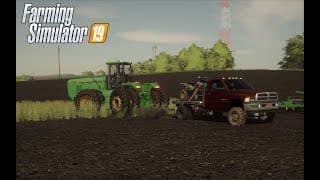 I GOT THE TRACTOR STUCK (ROLEPLAY) FARMING SIMULATOR 19