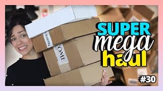 POLLO INTERRUMPE EL SMH, COCO SE COME LAS CAJAS, Y MUCHISIMO MAQUILLAJE! | SUPER MEGA HAUL 30