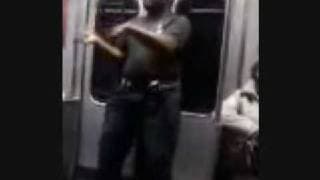 Boston Legend DJ Nite Train Performing on Subway