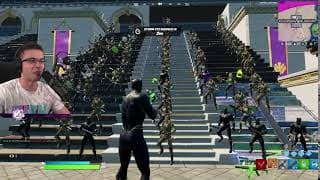 100 player Wakandan Salute in Fortnite!