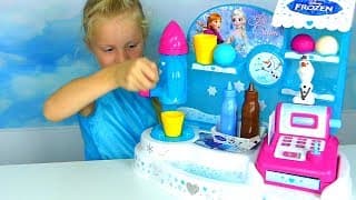 GLACE  disney Reine des Neiges - Alicia ouvre son MAGASIN