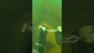 Found Handcuffs Underwater While Scuba Diving!