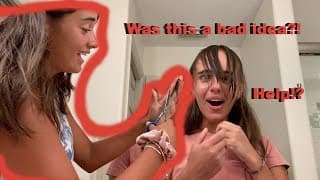 My Sister cut my Hair? Bad idea?