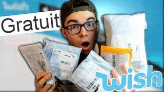 J'AI ACHETÉ 5 OBJETS "GRATUIT" SUR WISH !