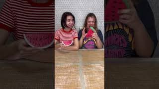 Choose watermelon challenge 😂 Whose watermelon turned out to be fake? #shorts Best video by Hmelkofm