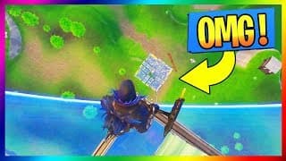 CE MEC SAUTE SUR LE FORT DE POCHE DEPUIS UNE SKYBASE !!! // FORTNITE BATTLE ROYALE