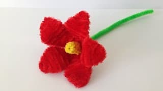 How to make a Pipe Cleaner Lily