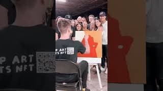 I invited my friends to paint with me 😊 Featuring Pop Art Cat #160