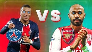 PSG Mbappe VS Thierry Henry ARS (PSG VS ARSENAL)