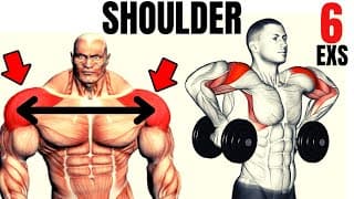 6 BEST SHOULDERS WITH DUMBELLS ONLY / Les meilleurs exercises musculation épaules avec haltères