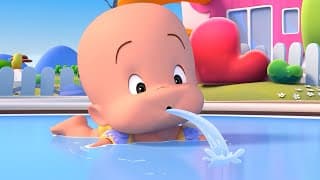 Cleo & Cuquin Music 👶🏻👧🏻 Swim Safety Song and More! 🛟 Nursery Rhymes for Kids 🎵