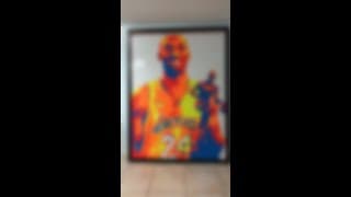 Kobe Bryant made with over 1000 Rubik's cubes