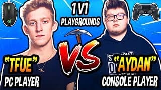 TFUE VS GHOST AYDAN 1v1 Playgrounds - Best PC Player VS Best Console Player! (CRAZY BUILD BATTLES!)