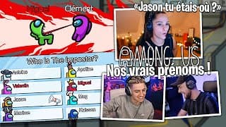 On s'appelle par nos vrais Prénoms sur Among us ! (c'est qui Clément ?)