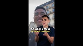 D'ou vient le Attenzione Pickpocket ? 🧐 #attenzione #attenzionepickpocket #shortsvideo