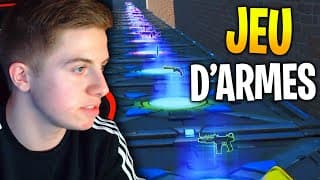 JEU D'ARMES INSANE CONTRE LA TEAM CROÛTON SUR FORTNITE CRÉATIF !!!