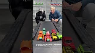 Car race with monster 👻 #shorts