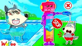 What's going on at Wolfoo's swimming pool? - Safety Rules in the Swimming Pool | Wolfoo Family