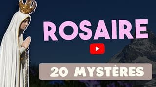 ROSAIRE de la Vierge Marie (avec les 20 mystères du CHAPELET)