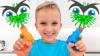 فلاد ونيكي وقصة عن الفيروسات - أفضل مسلسل للأطفال