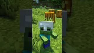 Teaching a Minecraft Zombie how to Cook #shorts