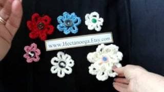 how to crochet a flower.
