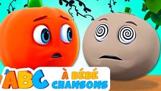 All Babies Channel French | Cinq Fruits Drôles | 3D Comptines Et Chansons | À Bébé Chansons