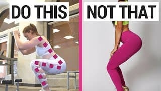 Dumbbell Booty Workout | How Deep Should You Squat? (Science)