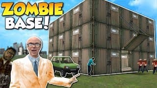 HOW TO SURVIVE ZOMBIE APOCALYPSE!? - Garry's Mod Gameplay - Gmod Zombie Base Building Roleplay