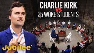 1 Conservative vs 25 Liberal College Students (Feat. Charlie Kirk) | Surrounded