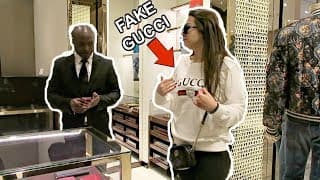 WEARING FAKE GUCCI TO THE GUCCI STORE PRANK