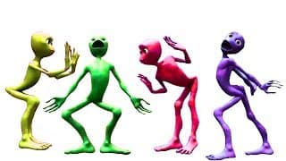 Belajar warna untuk anak | Pelajari warna dengan Alien Dance | Tokek