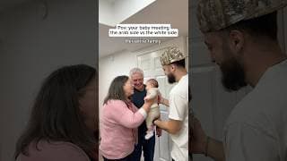 Pov: your baby has a arab & white family