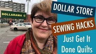 🛍 BEGINNER SEWING - 10 BUDGET SEWING HACKS FROM THE DOLLAR STORE 💰
