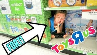 HIDDEN TOYS R US FORT!