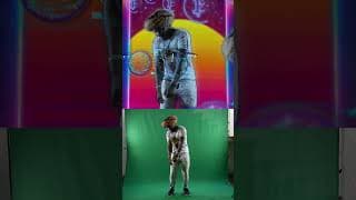 Green Screen vs Final result Lambo or Tesla BTS #greenscreen #results