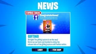 *NEW* FORTNITE GIFTING SYSTEM RELEASE DATE IN SEASON 6!?