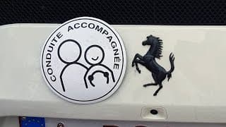 Conduite accompagnée dans ma Ferrari à 600 000 €