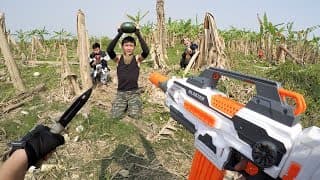 LTT Game Nerf Guns : Strike the fruit forest | Fight for watermelon 🍉🍉🍉