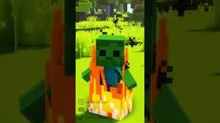 Quand un bébé zombie apparait sur Minecraft...