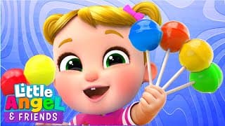 Lollipops, Balloons and Sunglasses! | Colors Song  | Little Angel And Friends Kid Songs