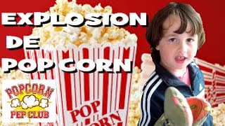 comment faire une explosion de  pop corn ***( ACTIVITEE POUR ENFANT )