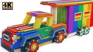 DIY - How To Make RV Tow Truck Using Magnetic Balls (Satisfying)