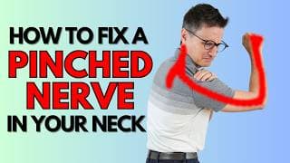 How to Fix a Pinched Nerve in Your Neck & Shoulder Blade | Nerve Flossing | Dr. Jon Saunders