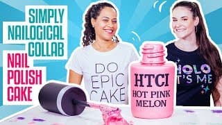 How To Make A NAIL POLISH BOTTLE CAKE | SIMPLY NAILOGICAL & Yolanda Gampp | How To Cake It